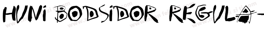 Huni_Bodsidor Regula字体转换